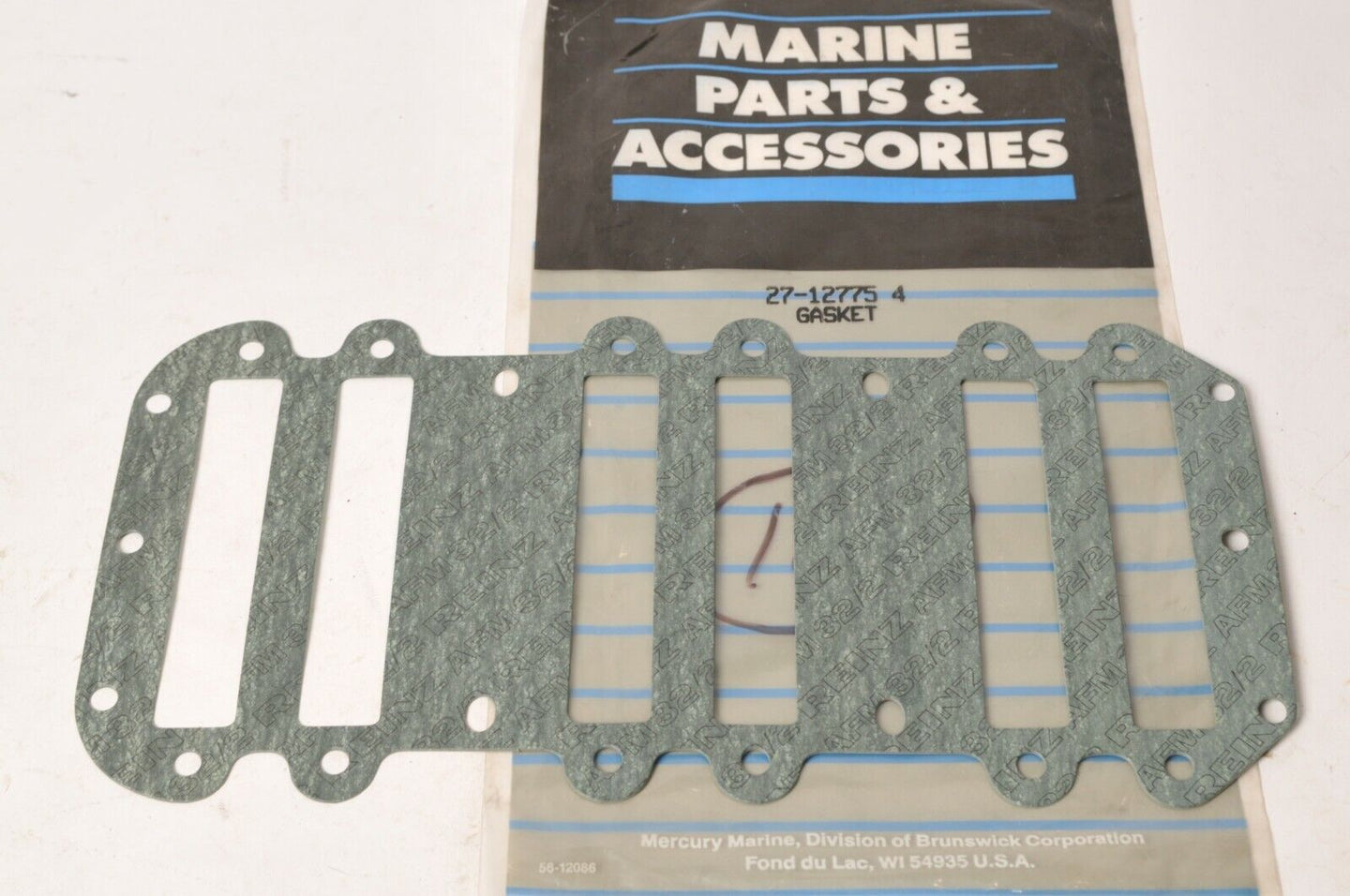 Mercury MerCruiser Quicksilver Gasket,Reed Block 200HP Outbaord  | 27-127754 - Like New