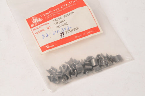 NOS Vesrah CC-3002 Qty:38 Valve Keeper Keepers (split) Suzuki Motorcycle ATV + - Like New