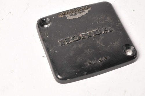 Honda CX500 53132-415-010 Cover,Handlebar Holder Fuse Box Lid 78-81 + FT500 82-3 - Very Good