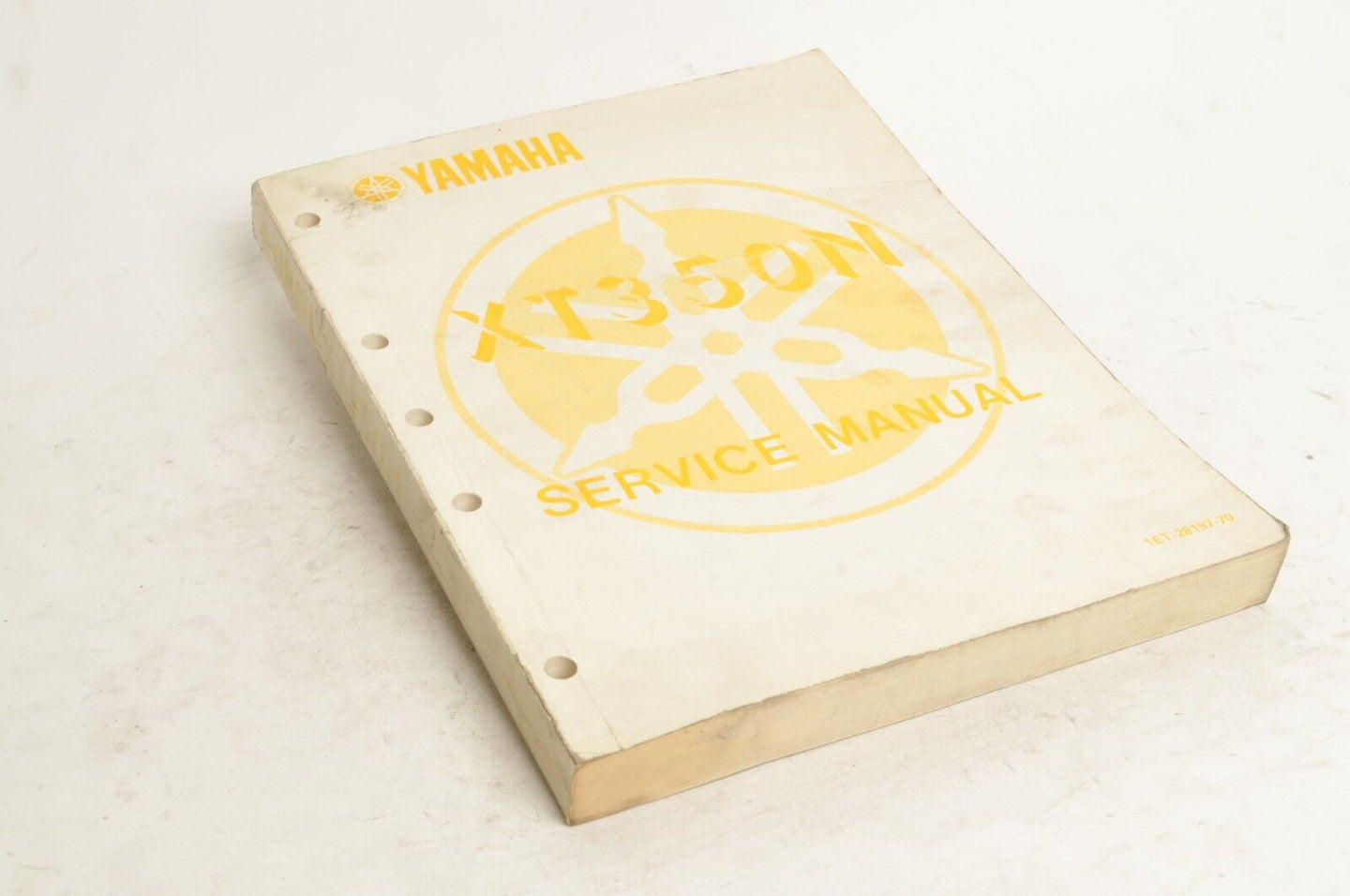 Yamaha Service Shop Manual 1985 XT350 XT350N English French  | 1ET-28197-70