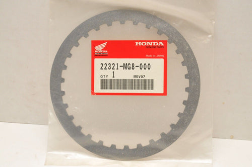 NEW NOS OEM HONDA CLUTCH PLATE 22321-MG8-000 VF1000R VF700S VT1100 RVF750R ++ - Like New