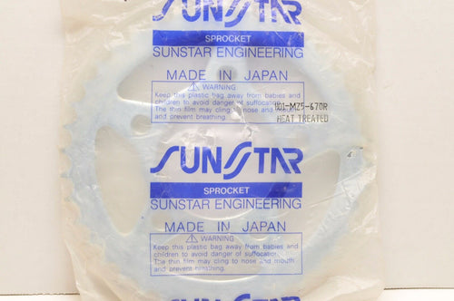 SUNSTAR HO1-MZ5-670R REAR SPROCKET 2-533840 40t HONDA CB1000 CB750F CB900F CBR++ - Like New