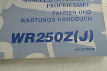 Load image into Gallery viewer, Yamaha Owner&#39;s Service Manual - WR250Z J 1997 English French German 4XK-28199-80