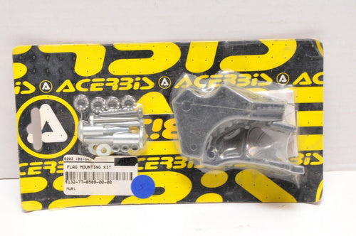NEW ACERBIS 12658900 FLAG AND HANDGUARD MOUNTING KIT KAWASAKI KX 125 250 500 - Like New