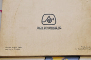 Genuine ARCTIC CAT Factory Service Shop Manual JAG 1977 0153-121 - Very Good