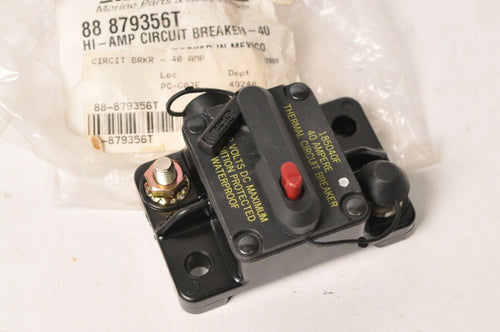 Mercury MerCruiser Quicksilver Hi Amp Circuit Breaker 40A 40 Amp  | 88-879356T - Like New