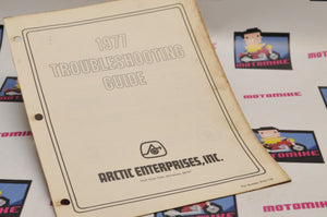 Genuine ARCTIC CAT Factory Service TROUBLESHOOTING GUIDE 1977  0153-179 - Very Good