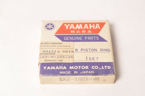 Genuine Yamaha Piston Ring Set +1.00mm YZ125 1982-84 competition | 5X4-11611-40