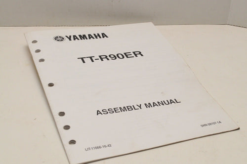 Genuine Yamaha FACTORY ASSEMBLY SETUP MANUAL TTR90ER TT-R90 2003 LIT-11666-16-42 - Very Good