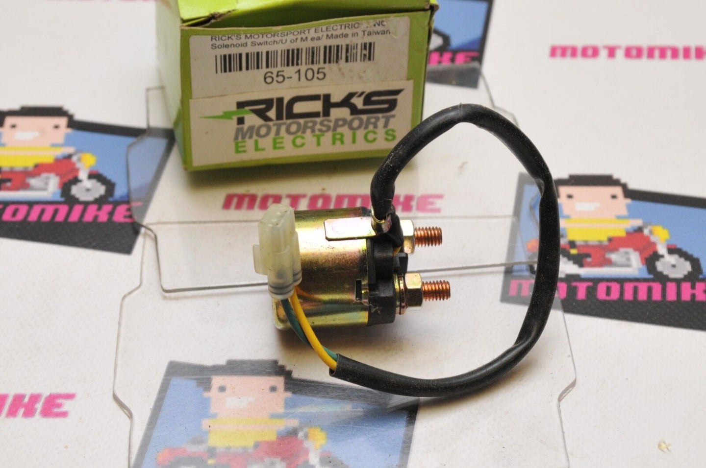 NEW NOS RICKS MOTORSPORTS ELECTRIC 65-105 SOLENOID SWITCH HONDA TRX ++ - Like New