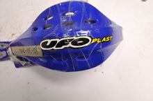 Load image into Gallery viewer, Blue UFO motorcycle handguards brush guards - no hardware or brackets as shown - Like New