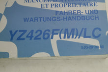 Load image into Gallery viewer, Yamaha Owner&#39;s Service Manual - WR426F M 2000 English French German 5JG-28199-80 - Very Good