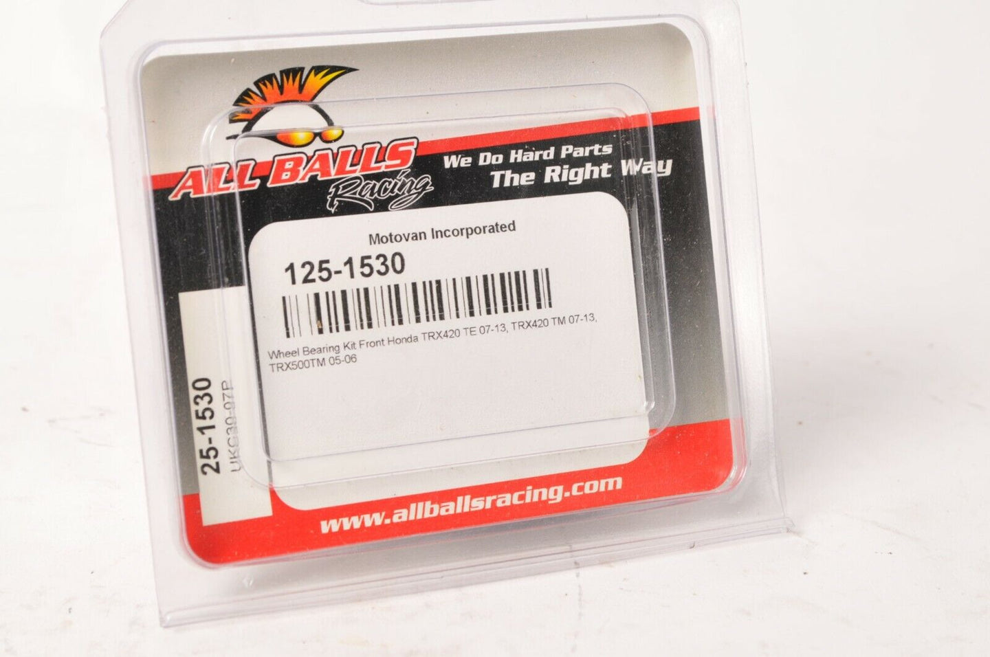 All Balls 25-1530 Wheel Bearing and Seal Kit - Front Honda TRX420 TE TM TRX500 - Like New