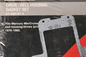 Mercury MerCruiser Quicksilver Gasket,Drive Bell Housing 1967-1982 | 27-64818T4 - Like New