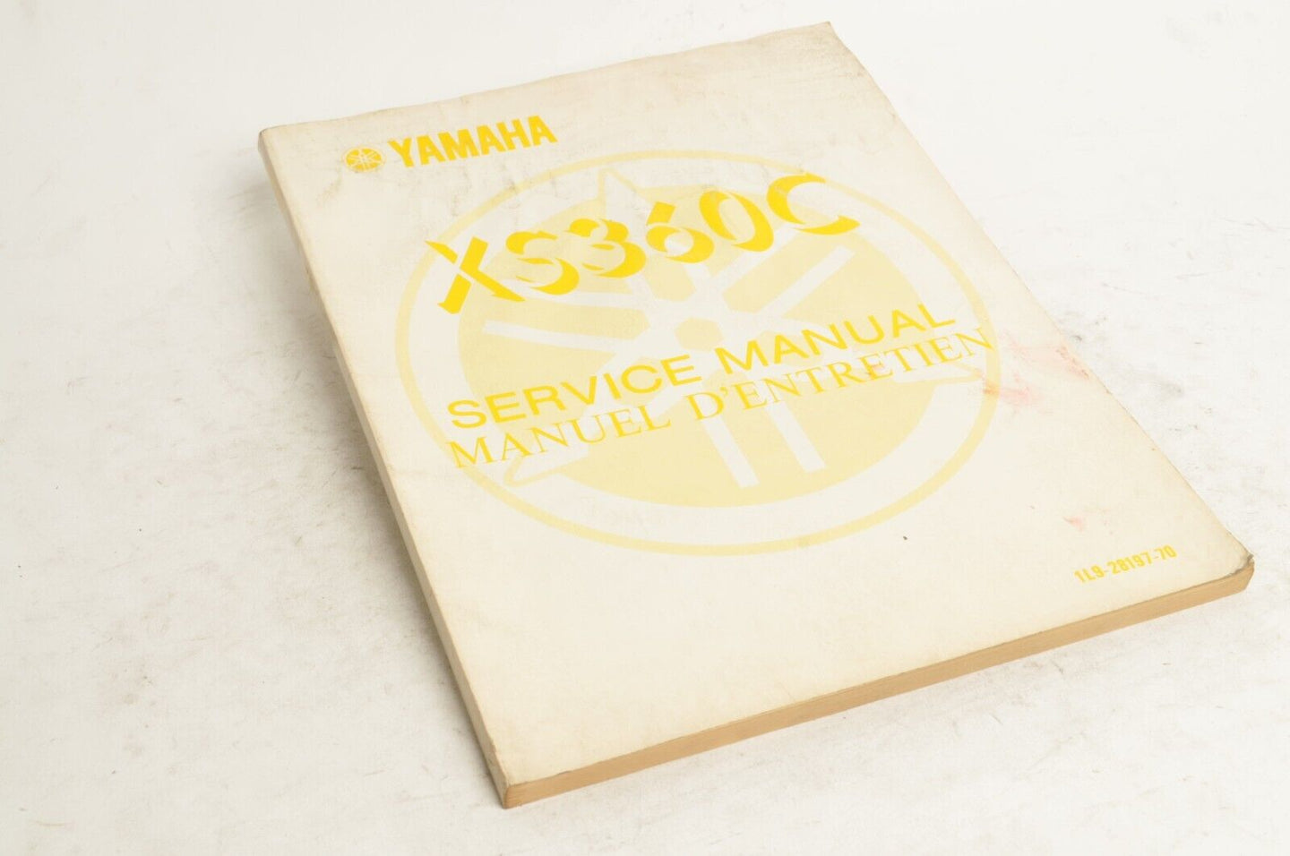 Yamaha Service Shop Manual 1976 XS360 XS360C English French  | 1L9-28197-70