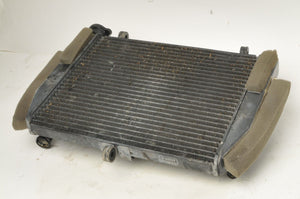 Yamaha YZF-R6 OEM Radiator Rad Assembly nice!  1999-2002 | 5EB-12461-00 - Very Good