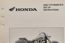 Load image into Gallery viewer, 2004 VTX1800 N /R /S GENUINE Honda Factory SETUP INSTRUCTIONS PDI MANUAL S0197 - Very Good