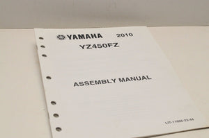 Genuine Yamaha FACTORY ASSEMBLY SETUP MANUAL YZ450F YZ450Fz 2010 LIT-11666-23-44 - Very Good