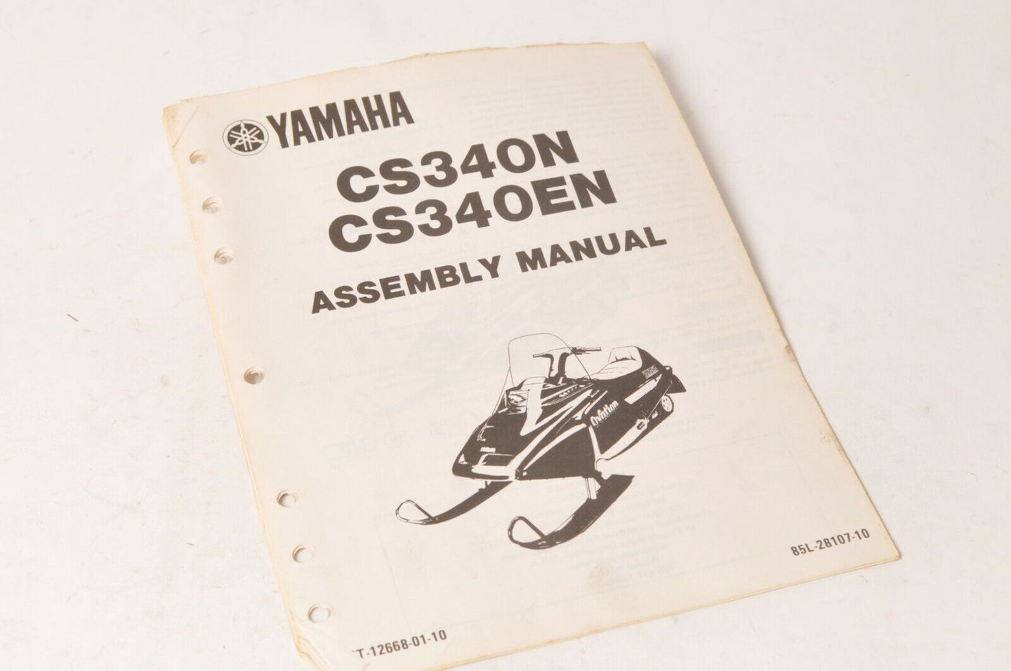 Genuine Yamaha Factory Assembly Manual 1989 89 CS340 Ovation 340 | CS340N - Very Good