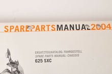 Load image into Gallery viewer, Genuine Factory KTM Spare Parts Manual Chassis - 625 SXC 2004 04 | 3208128 - Very Good