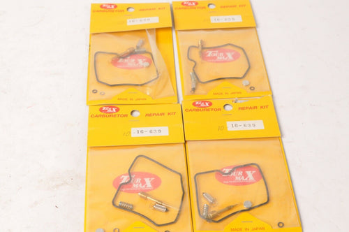 4x TourMax 16-639 Carburetor Repair Carb Kit Kits - Lot of Four (4)