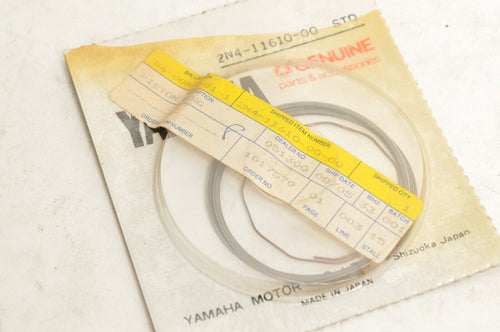 Genuine Yamaha Piston Ring Set STD ET300 DT125 81-91 Enticer 81  |  2N4-11610-00