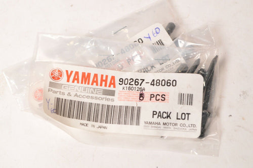 Genuine Yamaha 90267-48060 Qty:8 Rivet Rivets Black - Bravo Venture