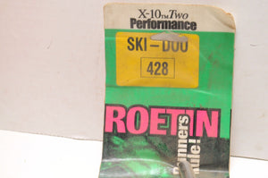 NEW NOS ROETIN 428 CARBIDE RUNNERS X-10 2 two  - WEAR BARS RODS SKIDOO - Like New