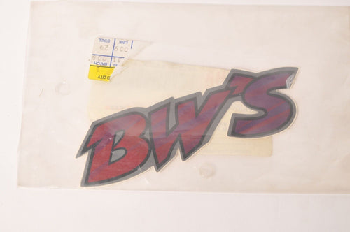 Genuine Yamaha Decal Emblem BW'S CW50 1995 95   |  4LJ-F1599-10