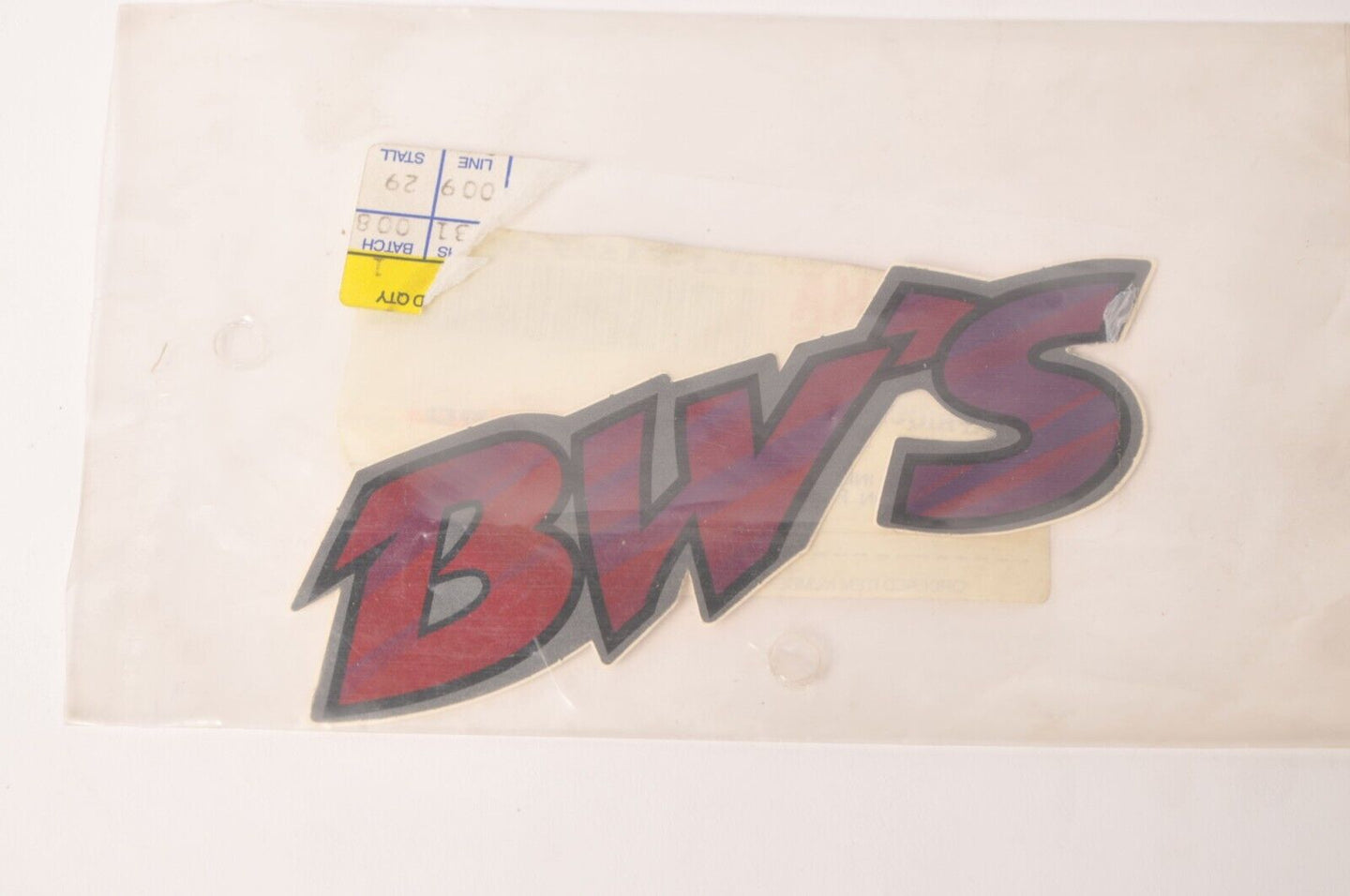 Genuine Yamaha Decal Emblem BW'S CW50 1995 95   |  4LJ-F1599-10
