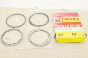 Genuine Deves Piston Ring Set Rings fit Ducati Bevel 750 GT 80.0 STD | MC-136 - Like New