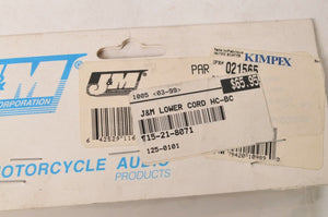 J&M Helmet Lower Cord Cable for Motorcycle Comm Communicator | HC-BC 21-8071