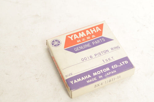 Genuine Yamaha Piston Ring Set 1st O/S +0.25mm YZ125 1982-88   |  5X4-11611-11