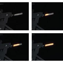Load image into Gallery viewer, chaft Motorcycle Indicators turn signal lights IN992 Hammer -Sequential LED Bk/S - Motomike Canada