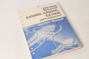 Yamaha Supplementary Service Manual Repair Maintenance Shop | SX500 600 700 NOS - Like New