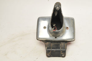 Vintage Lucas taillight assembly from Triumph Bonneville (?) broken lens - Very Good