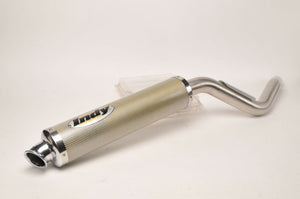 Mig Indy Exhaust IDY-468TA Silver Weave Muffler Silencer Yamaha R6 1999-02 - Like New