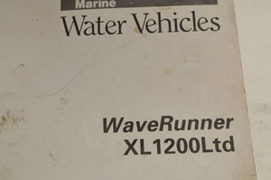 Yamaha Service Shop Manual - WaveRunner XL1200 Ltd   En/Fr/De/Es  |  466039