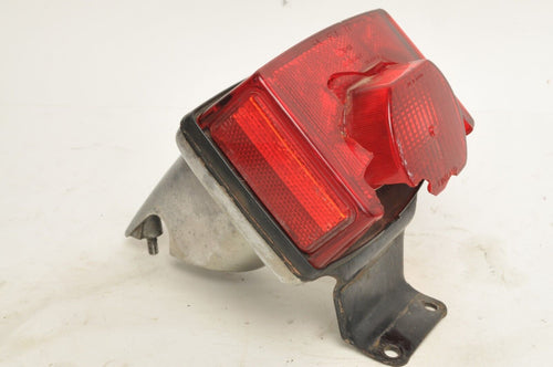 Vintage Lucas taillight assembly from Triumph Bonneville (?) broken lens - Very Good