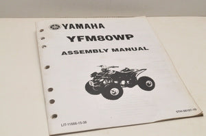 Genuine Yamaha ASSEMBLY SETUP MANUAL YFM80WP RAPTOR 80 2002 LIT-11666-15-38 - Very Good