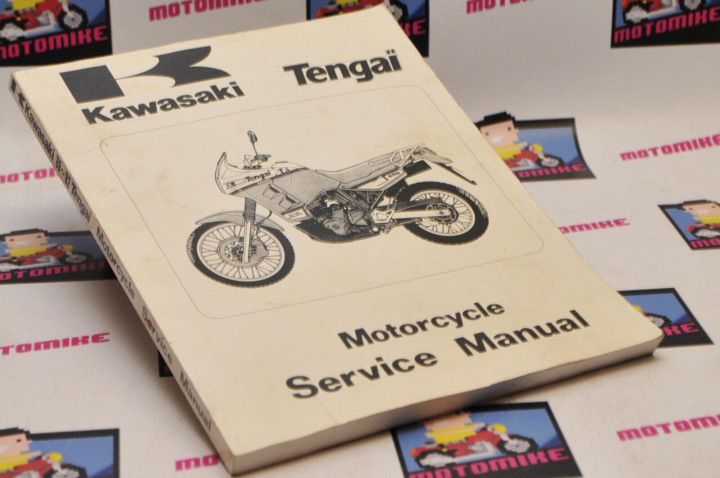 GENUINE Kawasaki Factory Service Manual FSM 99924-1113-03 TENGAI  KL 1989-1992 - Very Good