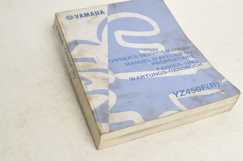 Yamaha Owner's Service Manual - WR450F R 2003 English French German 5TA-28199-80 - Very Good