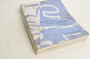 Yamaha Owner's Service Manual - WR450F R 2003 English French German 5TA-28199-80 - Very Good
