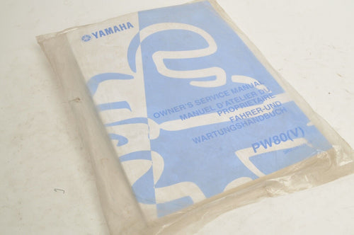 Yamaha Owner's Service Manual - PW80(V) 2006 English French German 3RV-28199-8F
