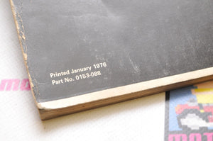 Genuine ARCTIC CAT Factory Service Shop Manual  1976 PANTHER CHEETAH  0153-088 - Very Good