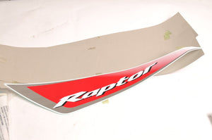 Genuine Yamaha rear fender decal 350 2004 -- ONE SIDE ONLY see photos RED - Like New