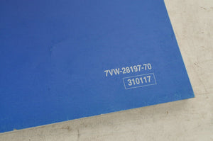 Yamaha Service Shop Manual D'atelier - EF4000 EF4000DX  |  7VW-28197-70