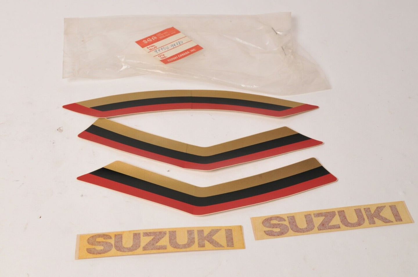 Genuine Suzuki 99950-99080 Decal Sticker Stripe Tape Emblem Set rare! - Like New