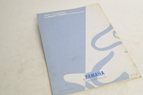 Yamaha Owner's Service Manual - PW80(J) 1997 English French German 3RV-28199-86
