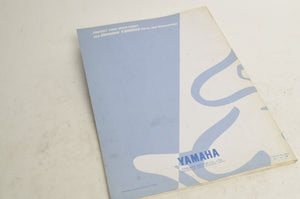 Yamaha Owner's Service Manual - PW80(J) 1997 English French German 3RV-28199-86